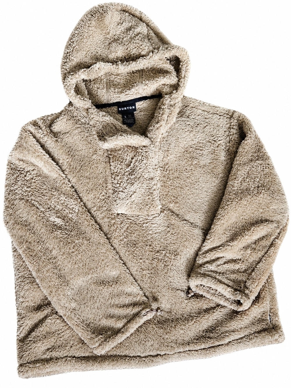 Burton Women's Plush Hooded Pullover - Tan